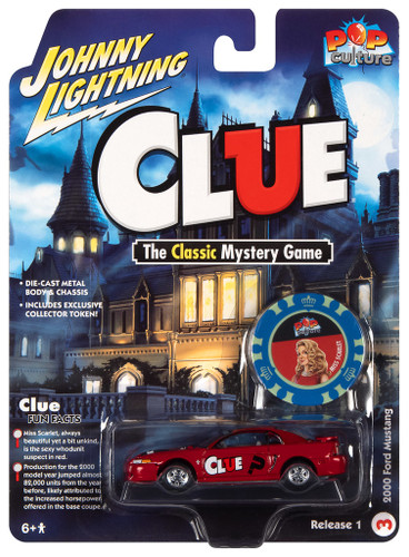 Johnny Lightning JLPC006 Pop Culture 2000 Ford Mustang Clue