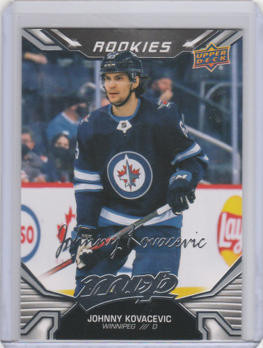 2022-23 Upper Deck MVP Silver Script #240 Johnny Kovacevic Winnipeg Jets