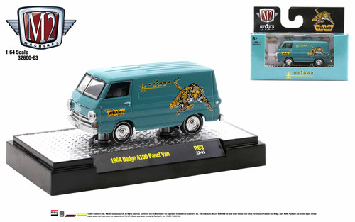 M2 Machines 1:64 Detroit Muscle Release 63 1964 Dodge A100 Panel Van