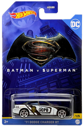 Hot Wheels 1:64 Scale Batman Theme Diecast 11 Dodge Charger RT 1/5