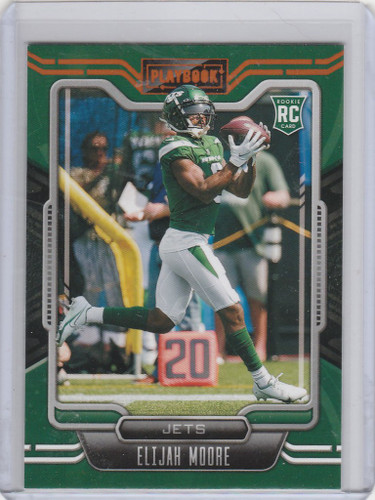 2021 Panini Playbook #114 Elijah Moore New York Jets