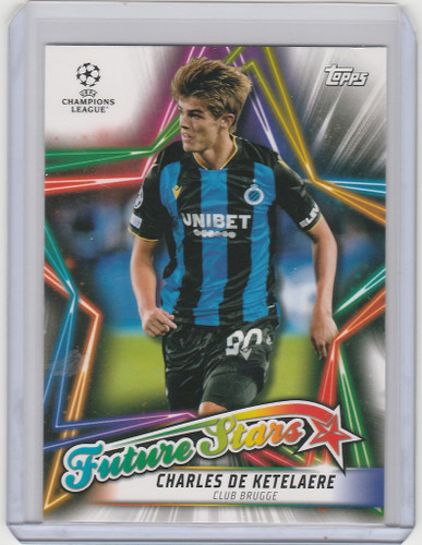 2021-22 Topps UEFA Future Star #FS08 Charles De Ketelaere Club Brugge