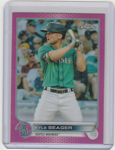 2022 Topps Chrome Pink #131 Kyle Seager - Seattle Mariners