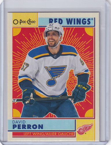2022-23 OPC Hockey Retro #176 David Perron - Detroit Red Wings