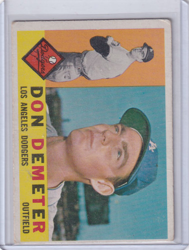 1960 Topps Baseball #234 Don Demeter Los Angeles Dodgers