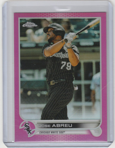 2022 Topps Chrome Pink #28 Jose Abreu - Chicago White Sox