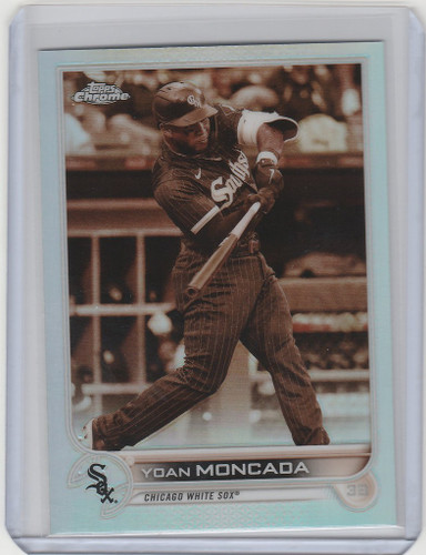 2022 Topps Chrome Sepia #127 Yoan Moncada - Chicago White Sox