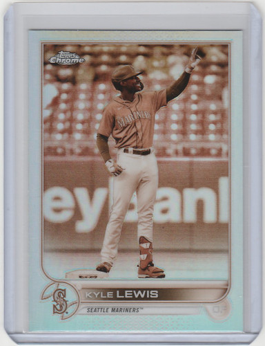 2022 Topps Chrome Sepia #102 Kyle Lewis - Seattle Mariners