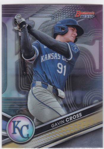 2022 Bowman's Best #Tp-5 Gavin Cross Kansas City Royals