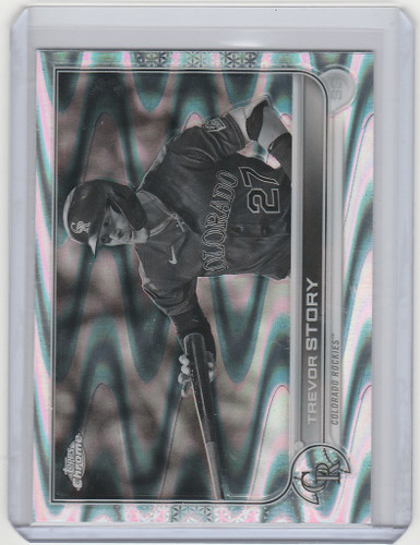2022 Topps Chrome Raywave #27 Trevor Story - Colorado Rockies