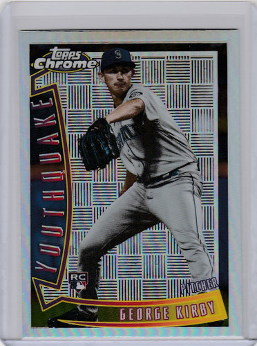 2022 Topps Chrome Youthquake #YQ-30 George Kirby - Seattle Mariners