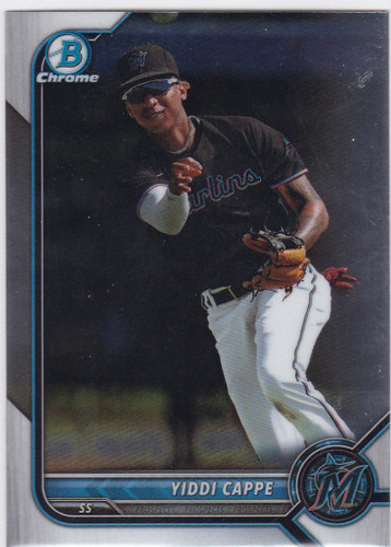 2022 Bowman Draft Chrome #BDC-96 Yiddi Cappe Miami Marlins