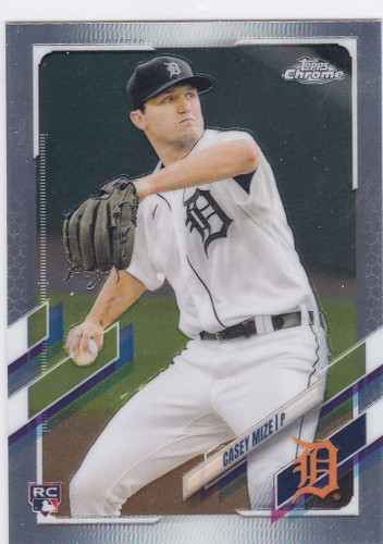 2021 Topps Chrome #4 Casey Mize RC Detroit Tigers