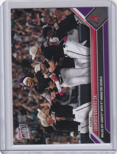 2023 TOPPS NOW PARALLEL #293 LOURDES GURRIEL ARIZONA DIAMONDBACKS 20/25