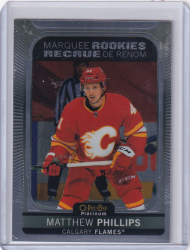 2021-22 Upper Deck OPC Platinum Rookie #216 Matthew Phillips Calgary Flames