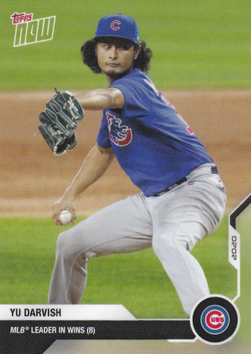 2020 TOPPS NOW #322 YU DARVISH CHICAGO CUBS