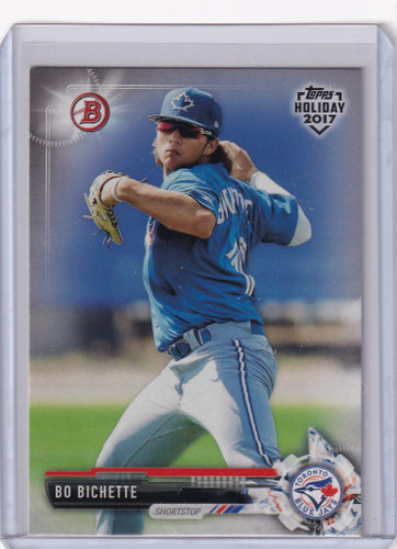2017 Topps Holiday TH-BB Bo Bichette Toronto Blue Jays