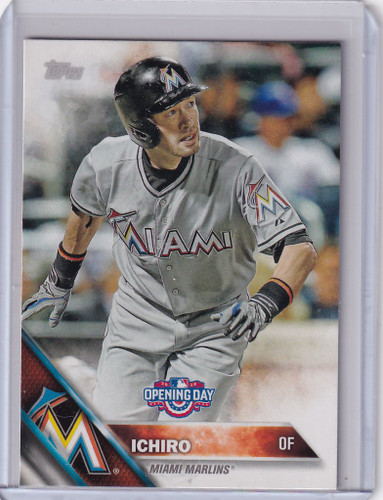 2016 Topps Opening Day #OD-29 Ichiro Miami Marlins