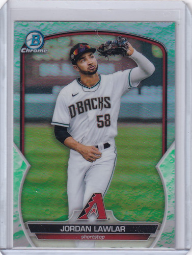 2023 Bowman Chrome Refractor #BCP-92 Jordan Lawler Arizona Diamondbacks