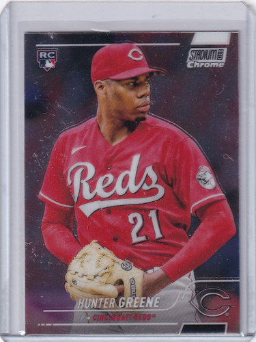 2022 Topps Stadium Club Chrome #133 Hunter Greene Cincinnati Reds