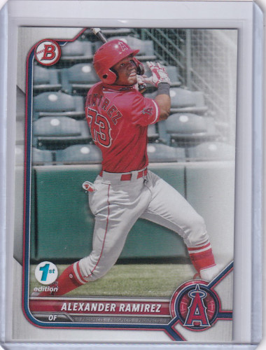 2022 Bowman 1st Edition #BPPF-38 Alexander Ramirez Angels