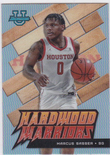 2022-23 Bowman's Best University #HW-30 Marcus Sasser Hardwood Warriors Houston