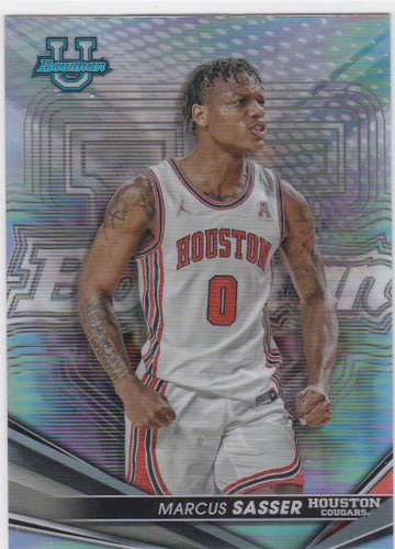 2022-23 Bowman's Best University #54 Marcus Sasser Refractor Houston