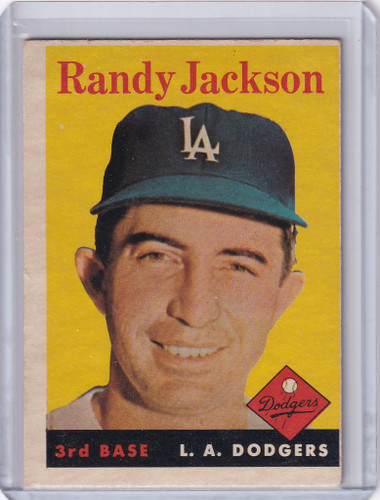 1958 Topps #301 Randy Jackson - Los Angeles Dodgers