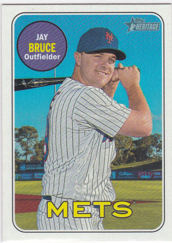 2018 Topps Heritage #703 Jay Bruce SP New York Mets