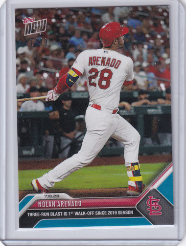 2023 TOPPS NOW PARALLEL #586 NOLAN ARENADO ST LOUIS CARDINALS 41/49