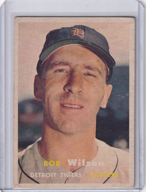 1957 Topps Baseball #19 Bob Wilson - Detroit Tigers