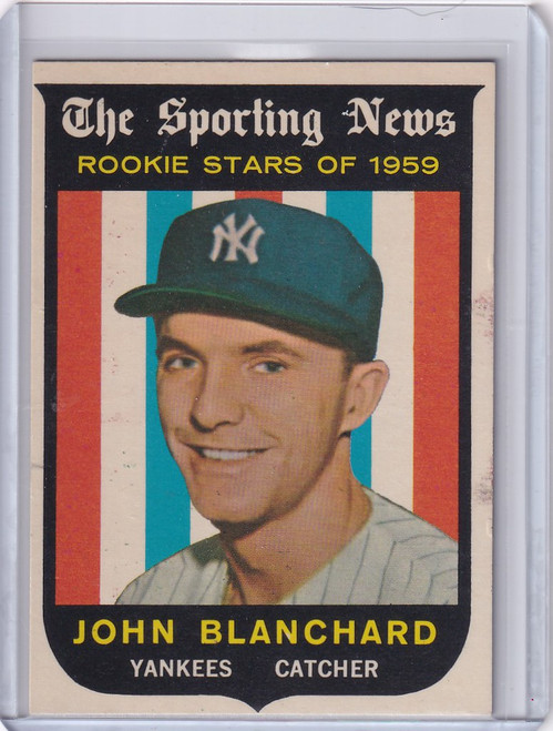 1959 Topps Baseball #117 John Blanchard - New York Yankees RC