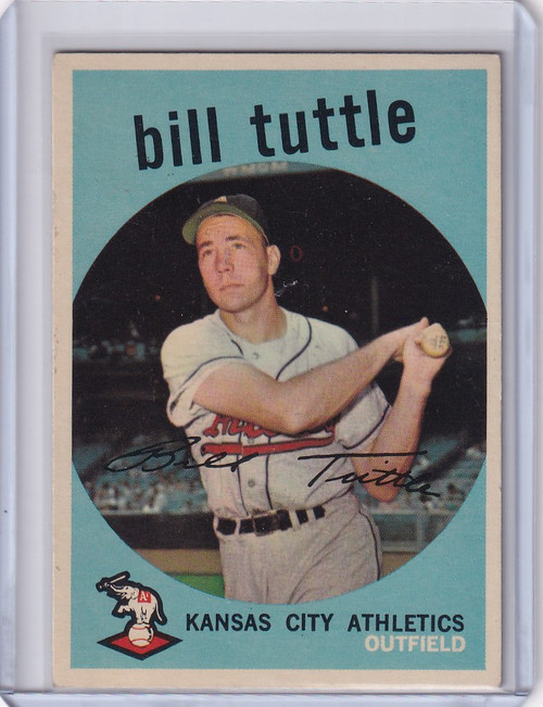 1959 Topps Baseball #459 Bill Tuttle - Kansas City Athletics