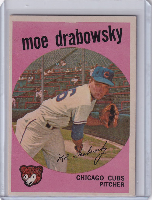 1959 Topps Baseball #407 Moe Drabowsky - Chicago Cubs