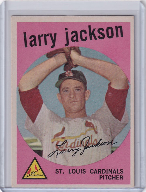 1959 Topps Baseball #399 Larry Jackson - St. Louis Cardinals