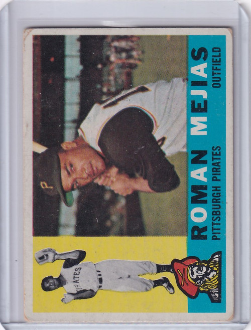1960 Topps #2 Roman Mejias - Pittsburgh Pirates