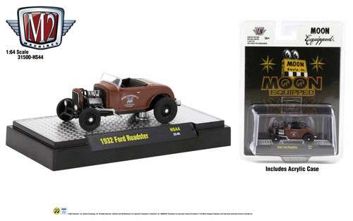 M2 Machines 1:64 Moon Equipped 1932 Ford Roadster Release HS44