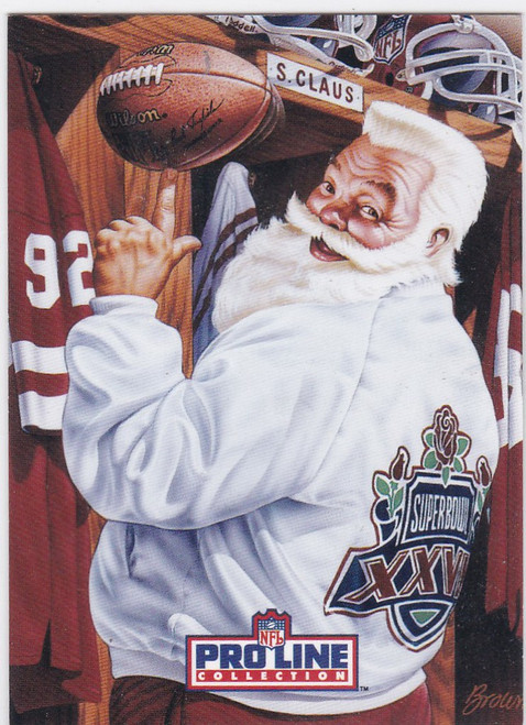 1992 Pro Line Santa Claus - Toymakers NFL