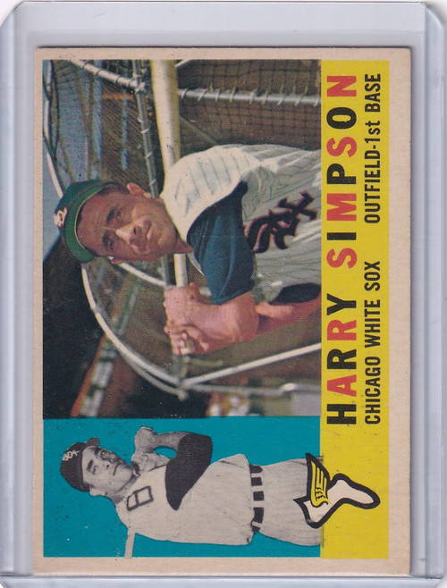 1960 Topps #180 Harry Simpson - Chicago White Sox
