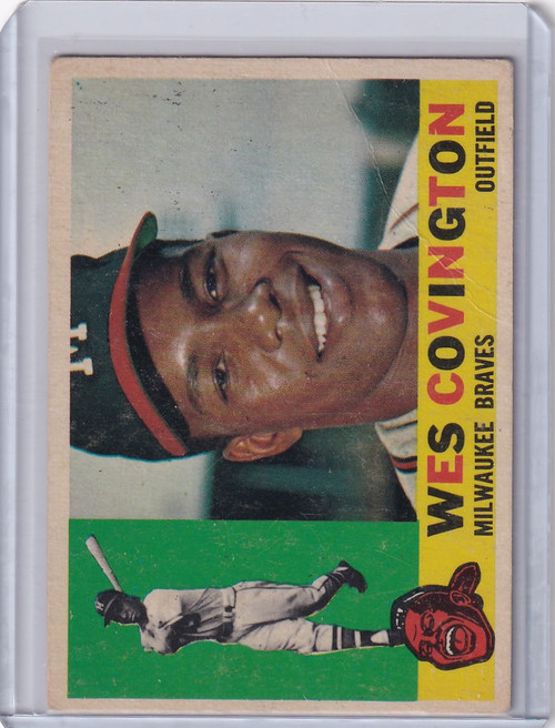 1960 Topps #158 Wes Covington - Milwaukee Braves