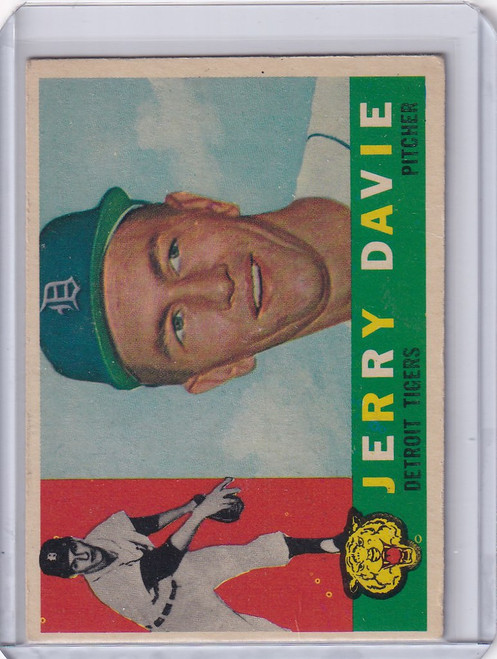 1960 Topps #301 Jerry Davie - Detroit Tigers