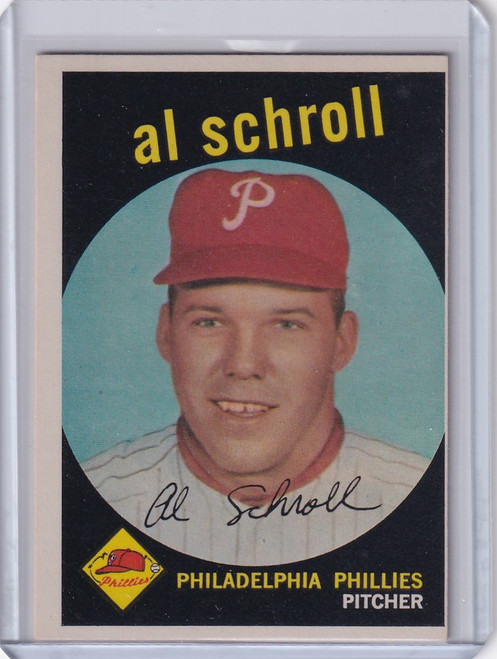 1959 Topps Baseball #546 Al Schroll - Philadelphia Phillies