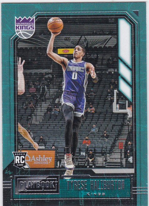 2020-21 Panini Chronicles Playbook #188 Tyrese Haliburton RC Sacramento Kings