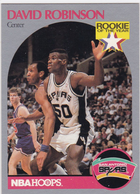 1990 Hoops #270 David Robinson RC San Antonio Spurs