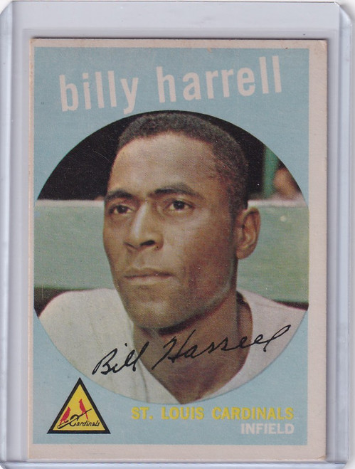 1959 Topps Baseball #433 Billy Harrell - St. Louis Cardinals