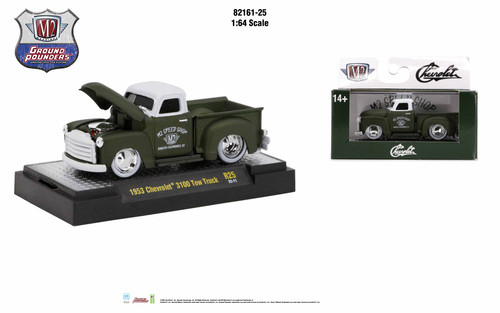 M2 Machines Ground Pounder R25 1953 Chevrolet 3100 Tow Truck