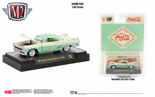 M2 Machines Coca-Cola Release A29 1957 Dodge Custom Royal Lancer D500