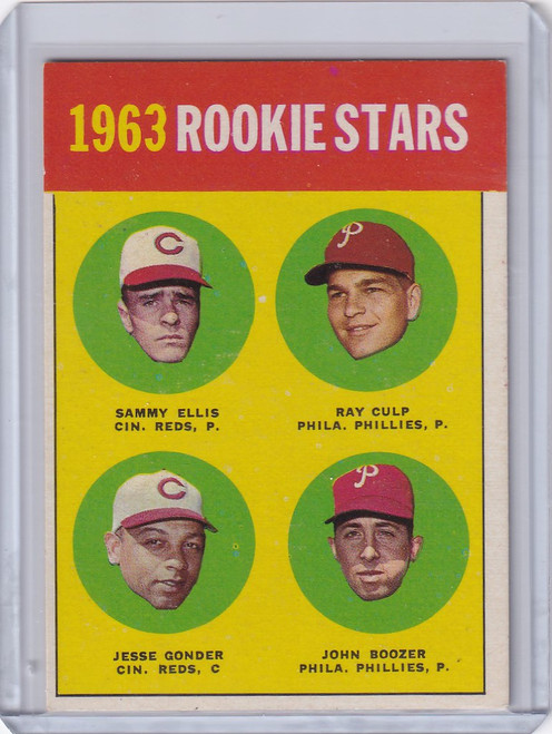 1963 Topps 29 1963 Rookie Stars - Ellis / Culp / Gonder / Boozer RC