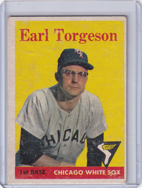 1958 Topps #138 Earl Torgeson - Chicago White Sox