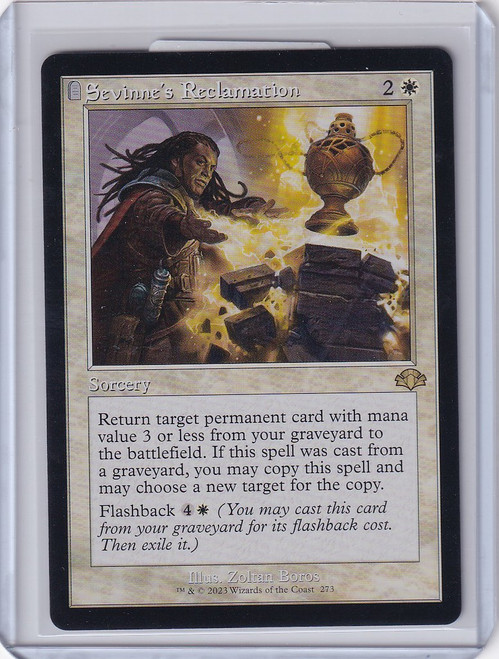 Magic Dominaria Remastered 273 Sevinne's Reclamation (Retro Frame) Near Mint